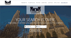 Desktop Screenshot of camelot-apartments.com